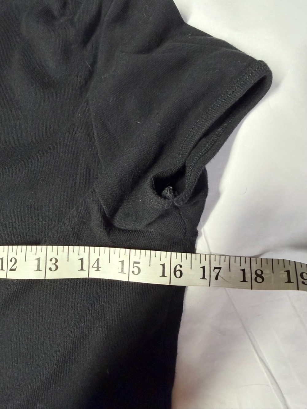 Bella Canvas Black Tee Rhinestone Logo Fitted T-Shirt Size L NWOT - Picture 6 of 7